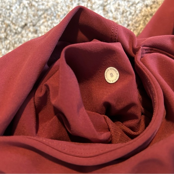 Lululemon stretch high rise jogger 7/8 length Mulled Wine size 8 - Picture 7 of 7